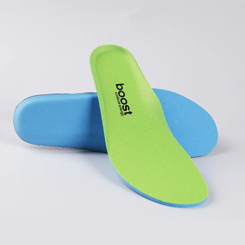 Stretch Breathable Deodorant Running Cushion Shock Absorption Sport Shoe Insert Insoles Unisex Arch Support  Insole