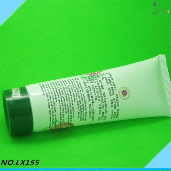 100ml Empty hand cream tubes cosmetic packaging ABL/PBL aluminum plastic laminated face cream tube with screw cap