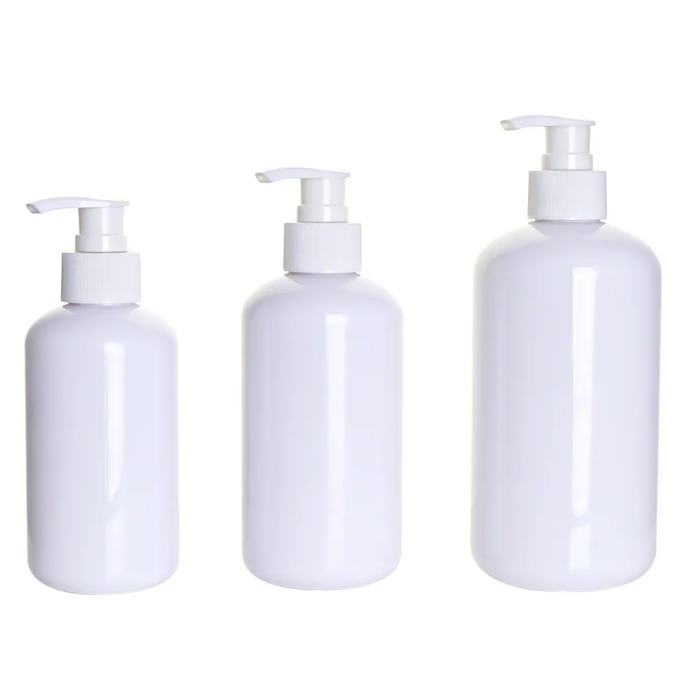 Plastic disinfectant hand sanitiser packaging bottle 250/300/500ml pressure pump pet shampoo bottle pet lotion bottle