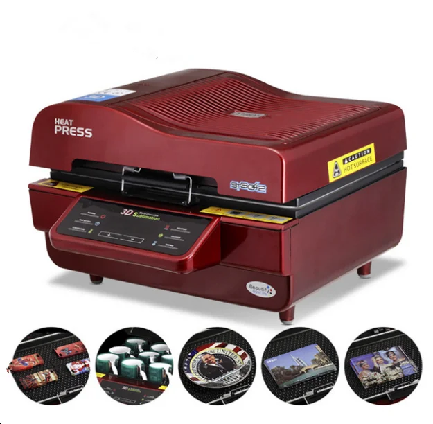 3d sublimation vacuum heat press machine for cell phone cases mobile covers coffee magic mugs