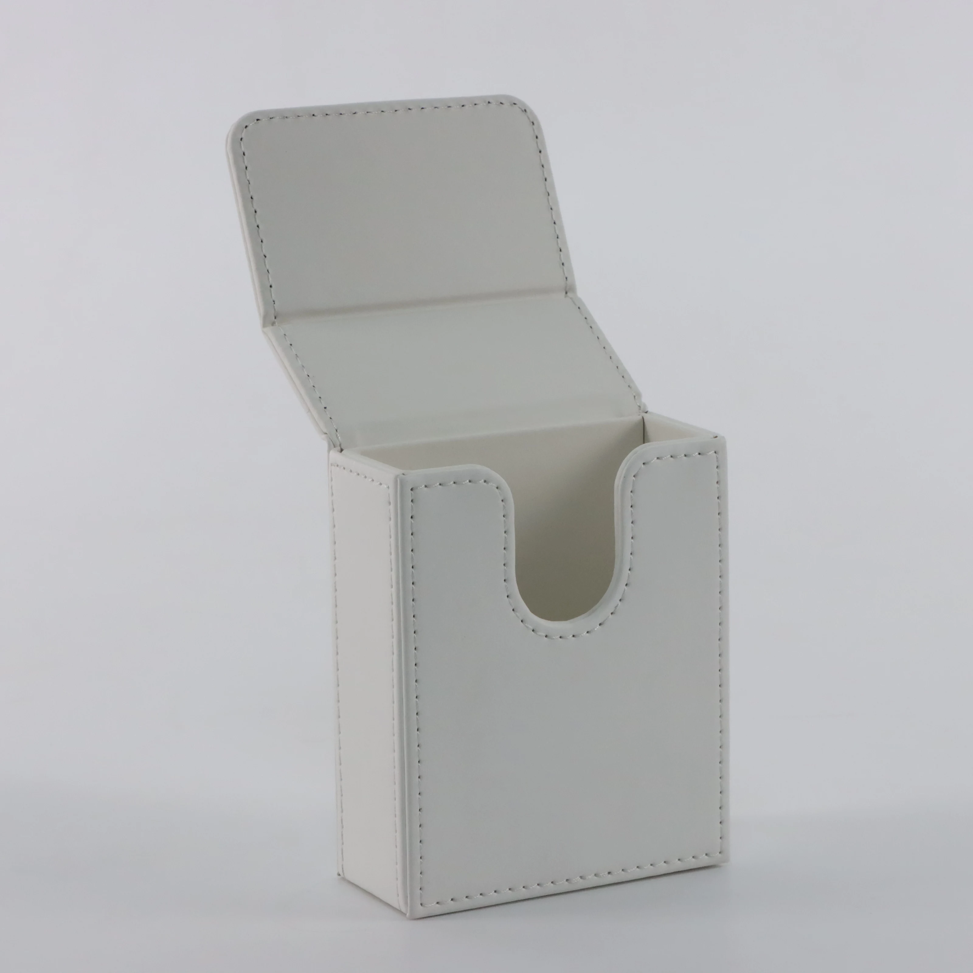 Custom PU Leather Card Deck Boxes Trading Card Storage Tcg Deck Box Leather Deck Box Board Card Case Leather