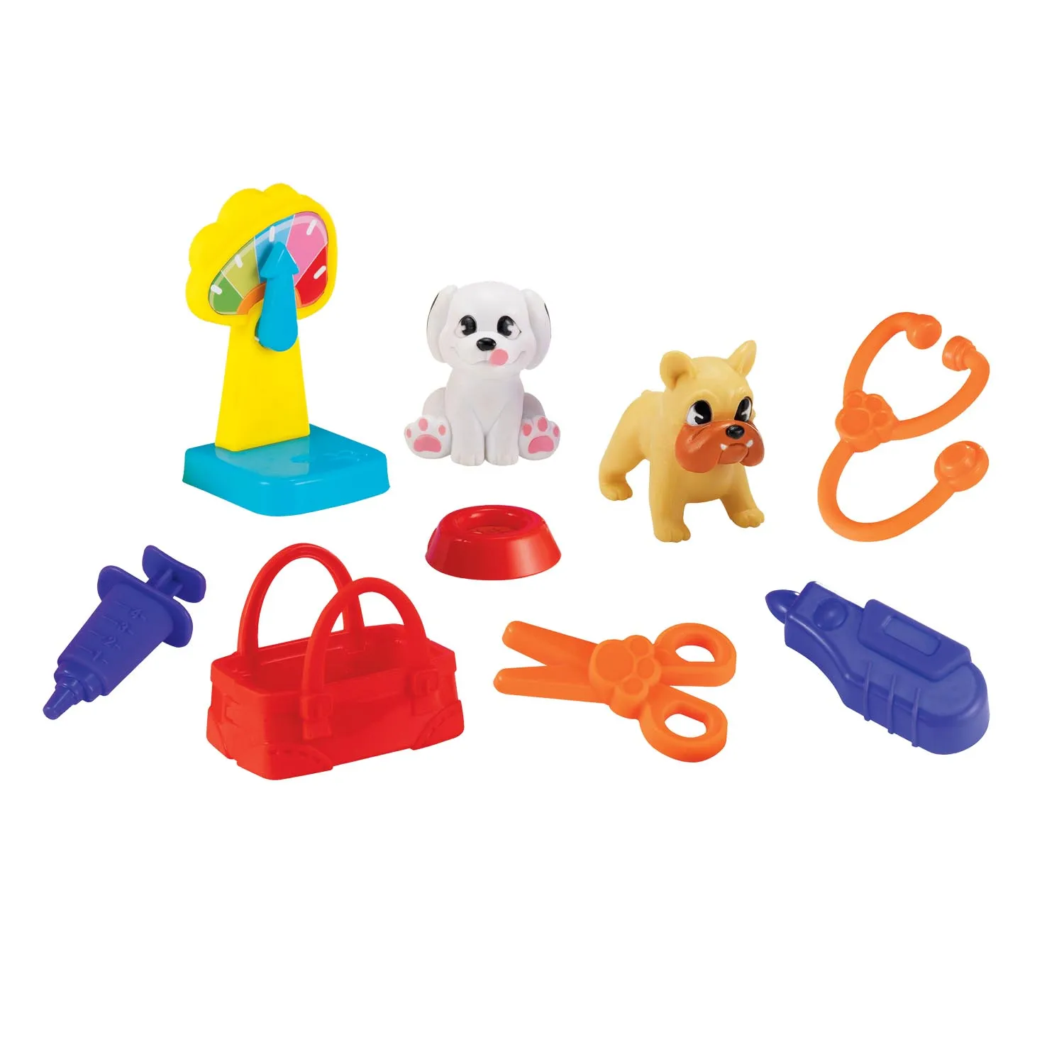 Kids animal doctor set toy pretend play toys numerous accessories interesting doctor toys with plastic box