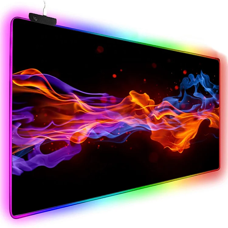 3d extended large custom mous padgaming rgb mouse pads