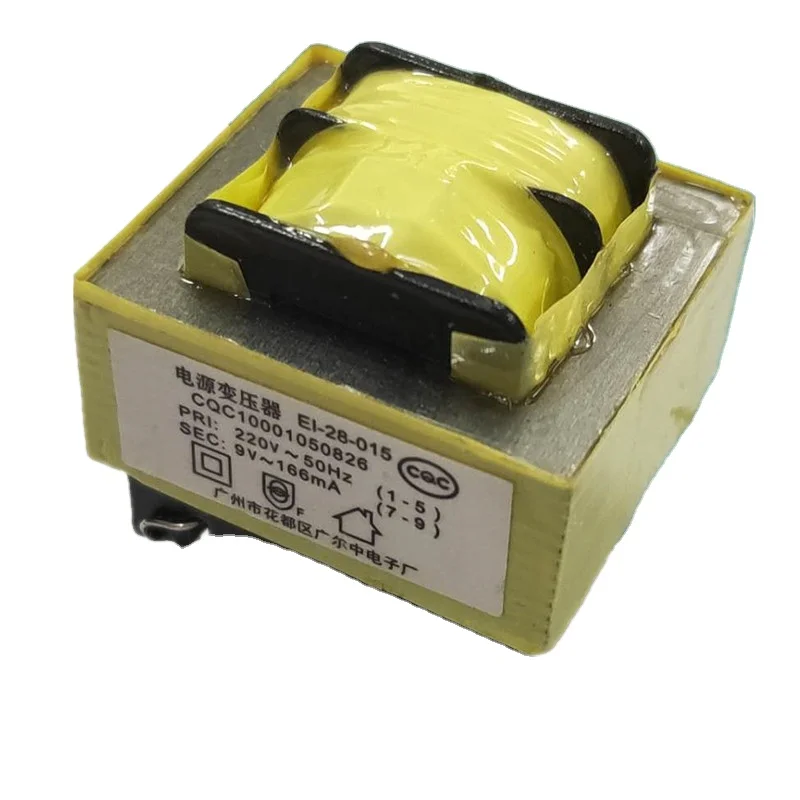 Custom AC 110v 120v 220v 230v AC 100ma 200ma 300ma 5v 6v 9v ei 28 transformer