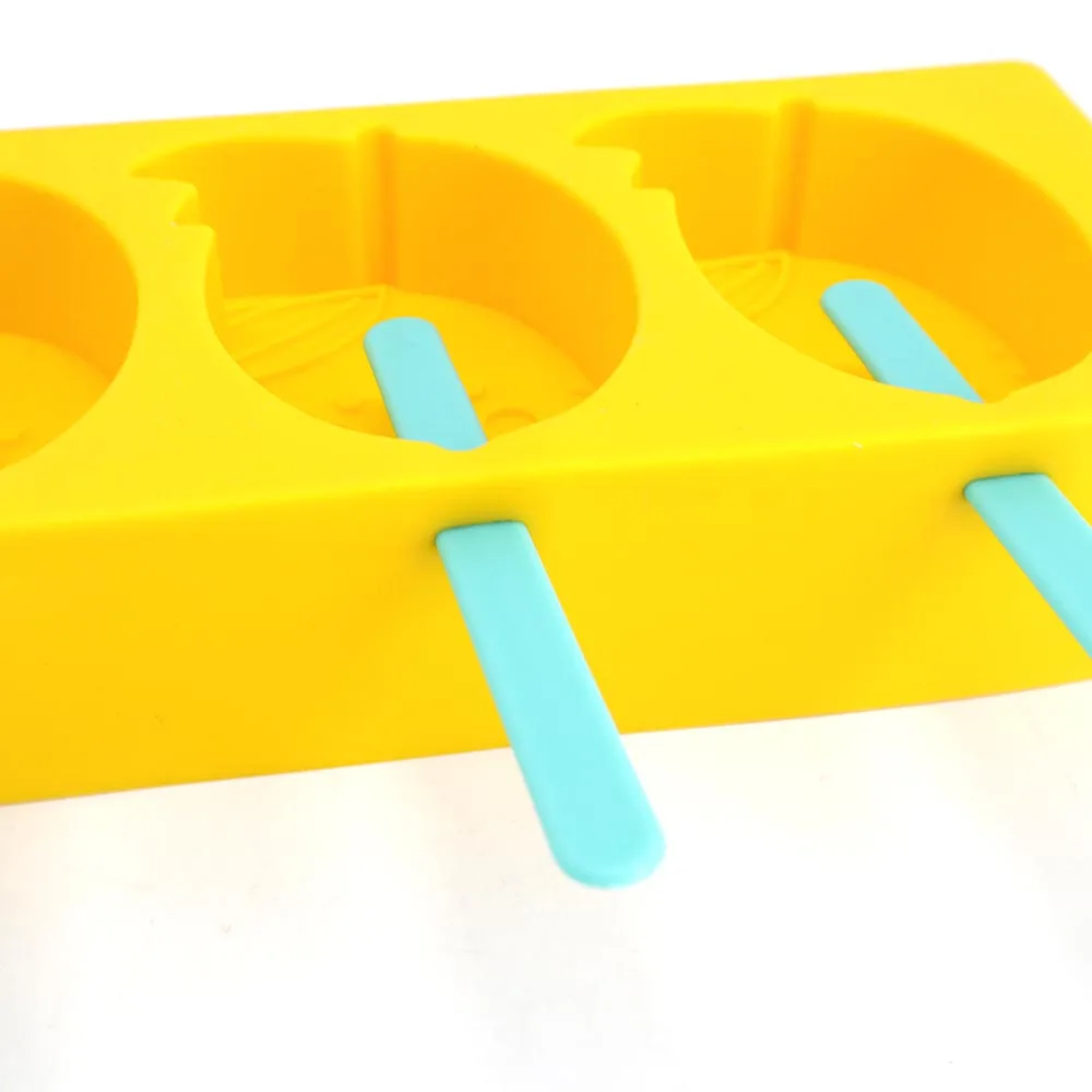  silicone icecream mold juice maker ice lolly pop mould DIY lemon