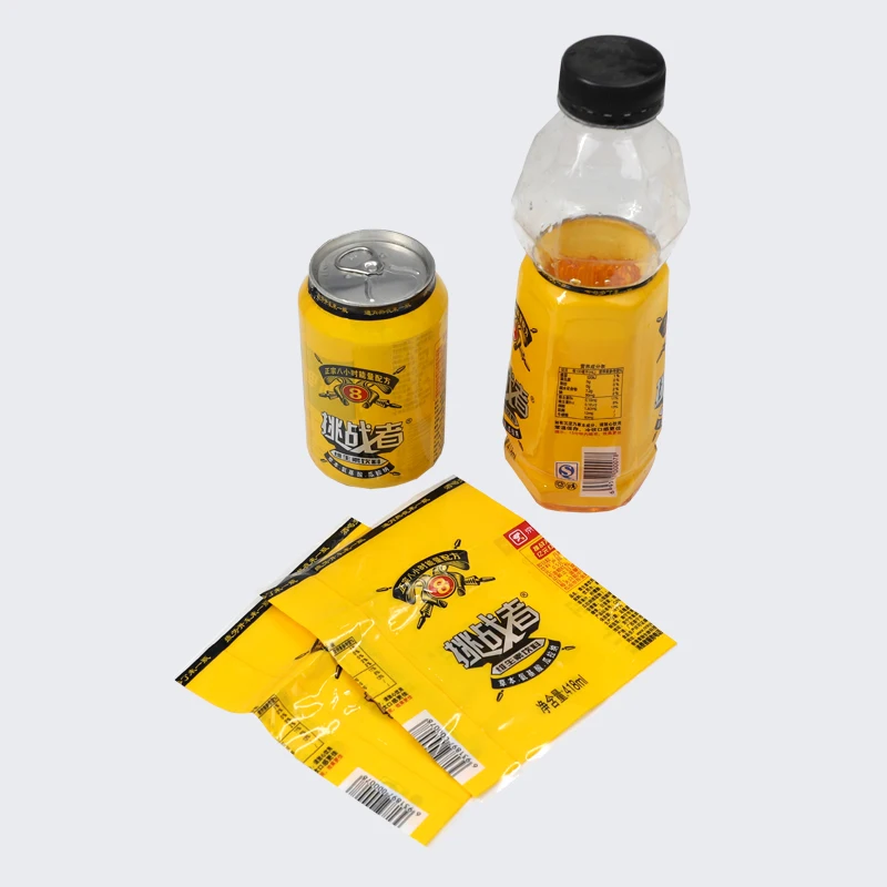 Custom printing bottled waterproof PVC heat shrink wrap label shrink sleeve labels for energy drink bottle