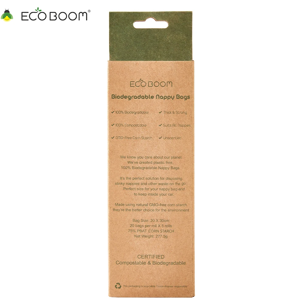 ECO BOOM eco compostable ecological ecologic agency supplier shit bags