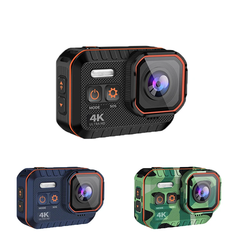 Профессиональная Экшн-камера на шлем для экстремального велоспорта 4k USB Противоударная Спортивная камера