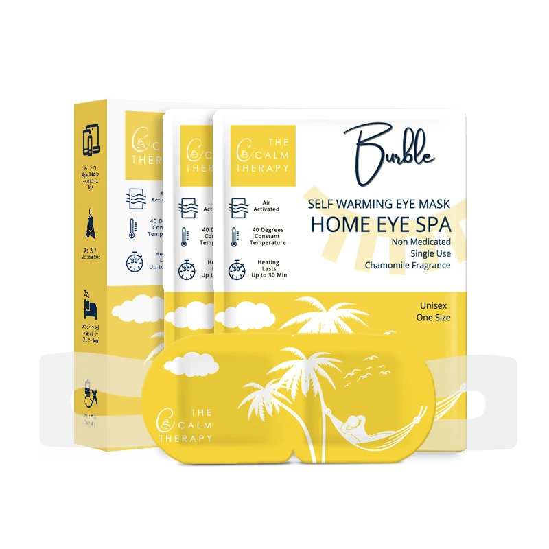 Beauty Care Spa Patch Reducing Dry Puffy Eyes  Moisturizer  Self Heating Hydrating Steam Eye Mask For Women