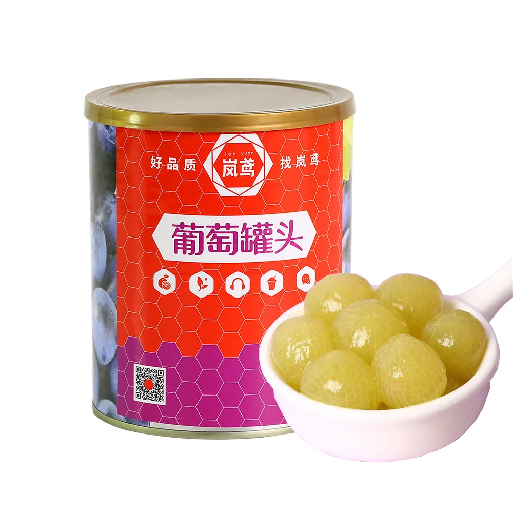 Healthy no flavors no colors canned kyoho grapes in syrup ready to eat 850g premium quality with receipe