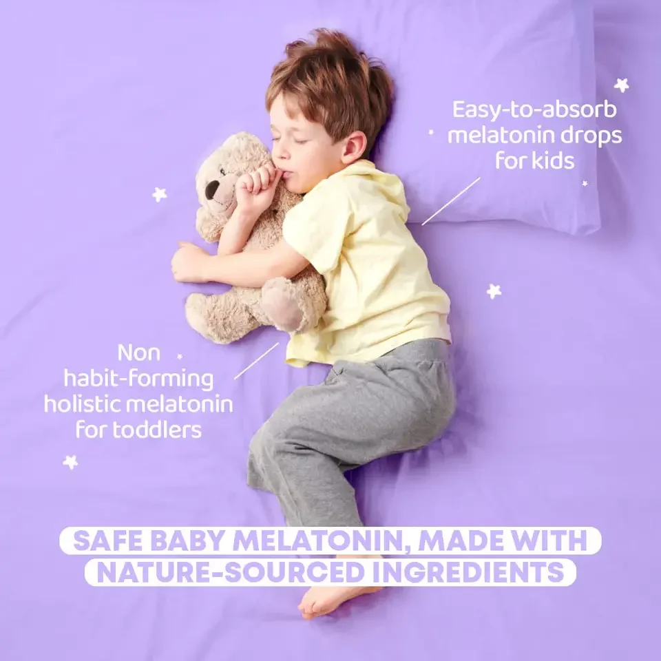 Biochealth Private Label Sleep Melatonin Drops Extra Strength Natural Sleep Aids Fast Acting Liquid Drops For Sleep Supplement