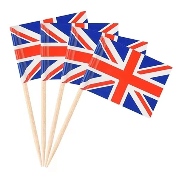Customized Printing Party Decoration Food pick Cocktail Toothpick Flag
