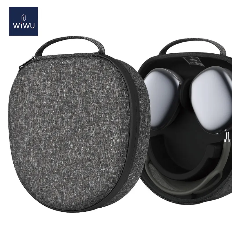  Новое поступление 2021 умный чехол WiWU для Air Pods Max 3 в 1 органайзер наушников EVA с чехлом