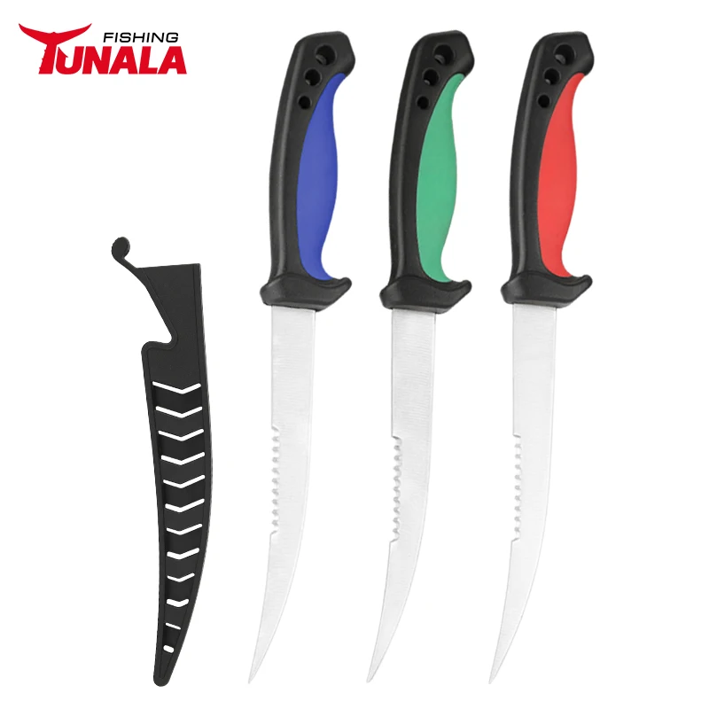 Tunala Best Sellers Outdoor Cordless Fish Fillet Knife Stainless Steel Knife Fish Cutting Knife
