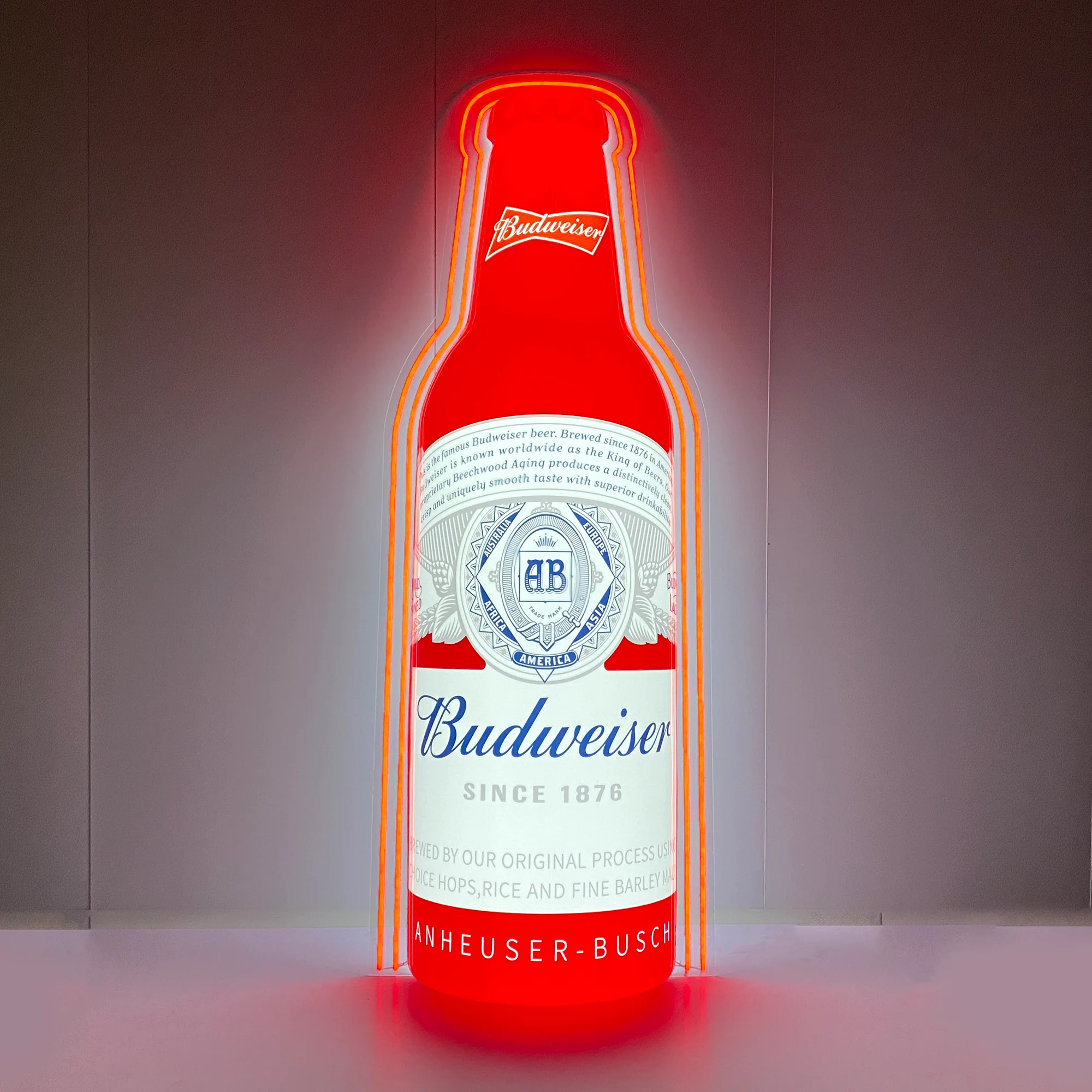 Индивидуальный Рекламный дизайн с Подсветкой Lightbox Дисплей комнатная уличная пивная бутылка светодиодная световая коробка