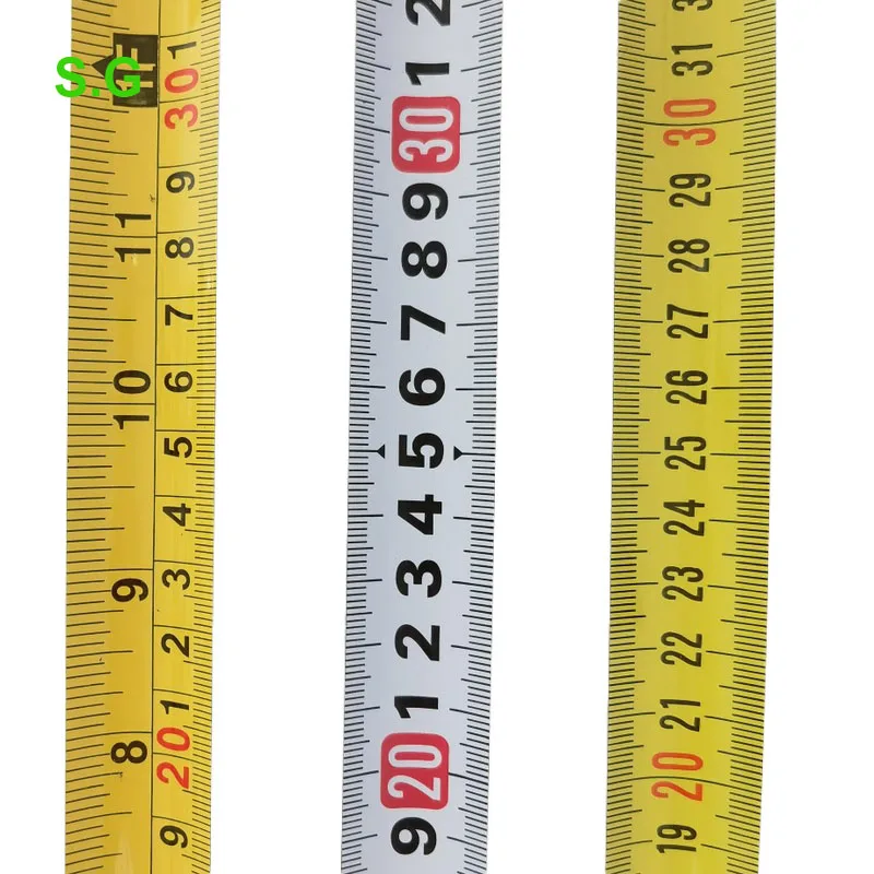 measuring tools 3meter 3/4inch  in mm inch graduation standard scale tape measure