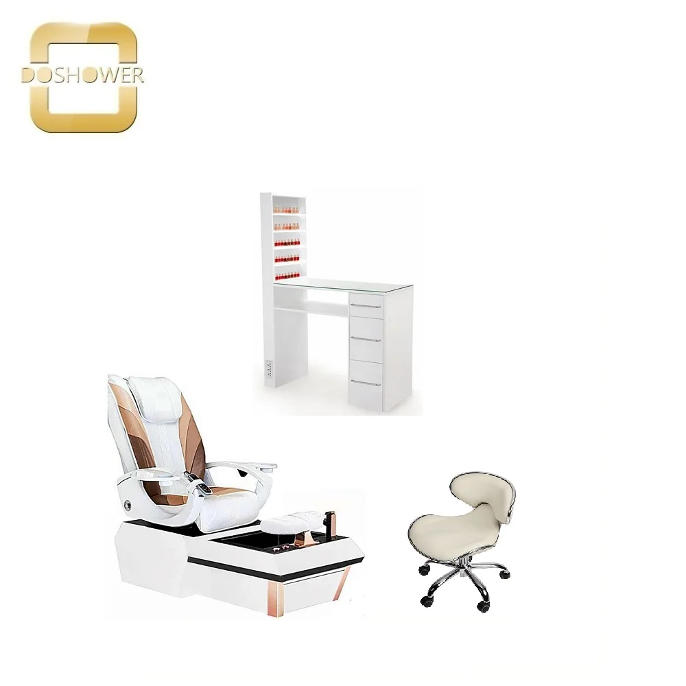 2017 beauty salon table and nail table of salon equipment station