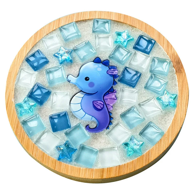 New Creative Educational Toys Coaster DIY Accessories Kids Art Craft Cup Mats Handmade DIY Kits