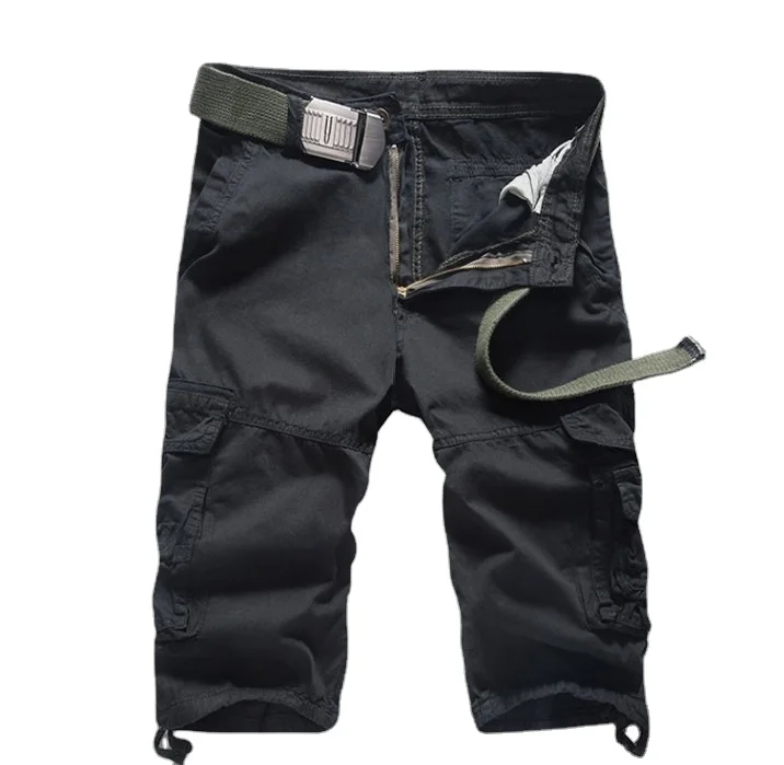 Workwear Outdoor Plus Size Shorts Loose Jumpsuit Pants Trousers Man Dungarees Beach Camo Capris Pants