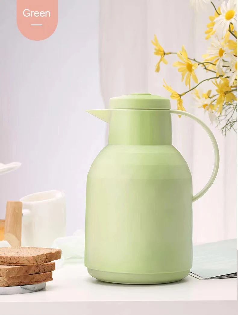 Nordic Home Glass Inner Rhomboid Insulation Pot Large Capacity Thermos Bottle Thermos Flask Coffee Pot Hot Kettle
