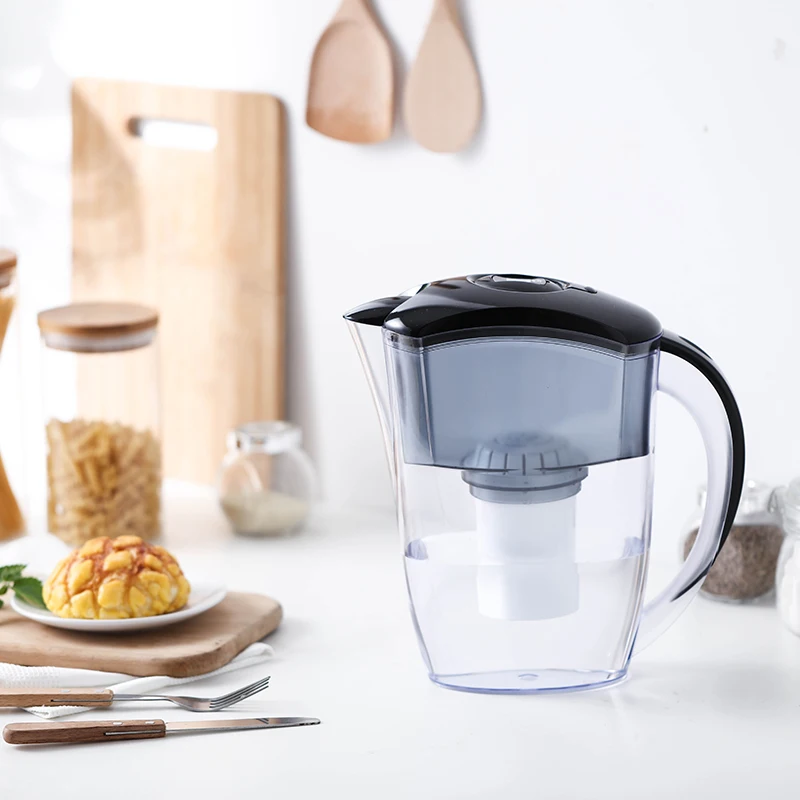Factory Water Purifier Jug Drinking Water Filter Pitcher Reduce Chlorine Heavy Metal China Food Grade Plastic Material Manual