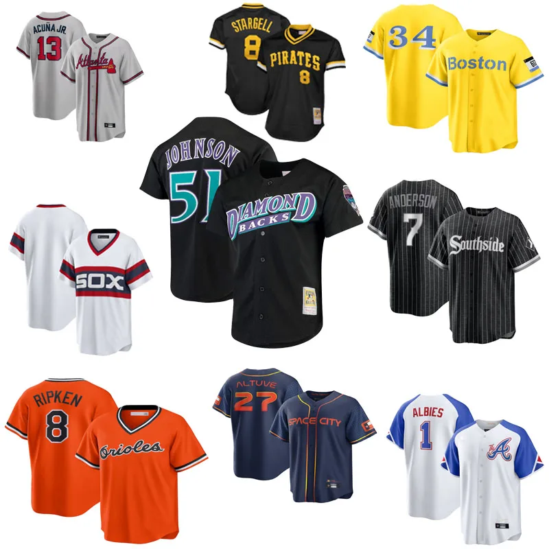 2023 New Season All Teams  Randy Johnson Arizona  Embroidery Stitched Men  -Mlb  baseball Jersey shirts