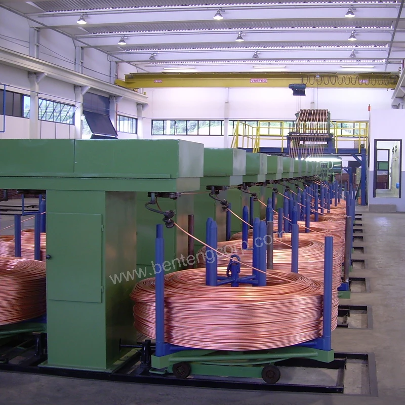 oxygen free copper rod continuous casting machine scrap copper rod upcast machine