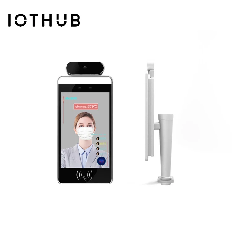
Ai Intelligent Digital Face Recognition Lcd Display Hands Free Camera Normal Measurement Integrated Thermal Thermometer Access 