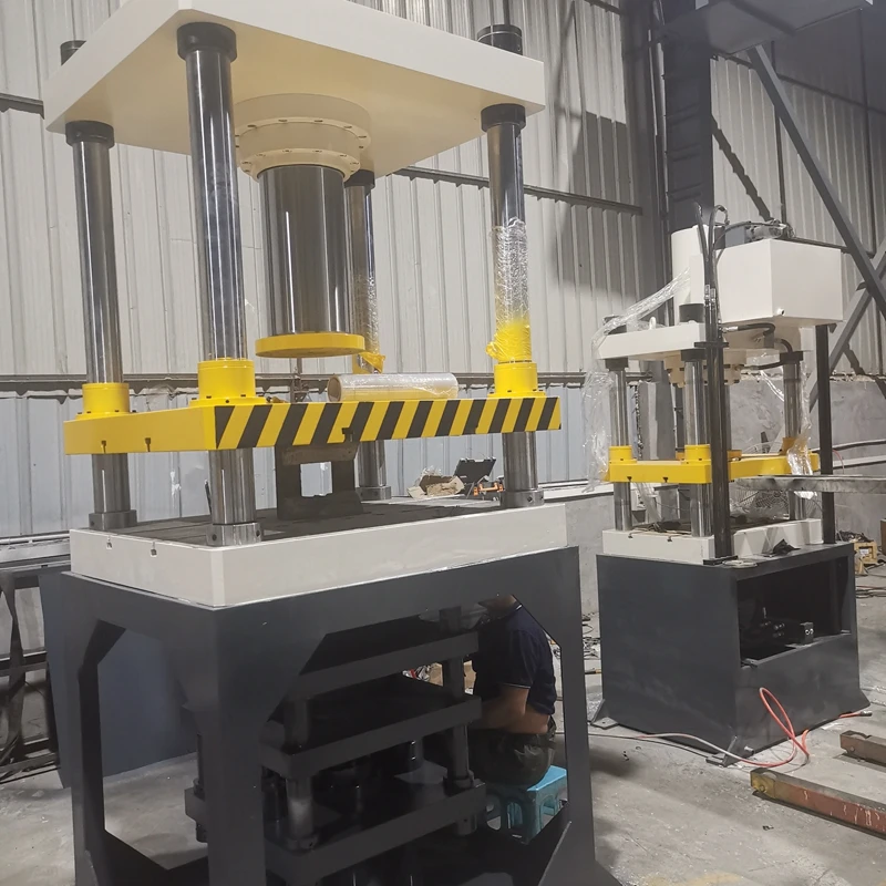 4-column hydraulic press used to produce pulp paper tray food packaging paper tray cup tray hydraulic presses