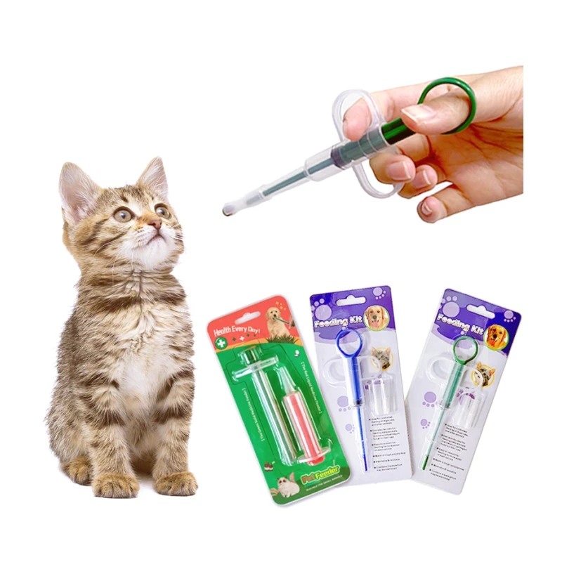GooDoctor Pet Medicine Feeder Pet Pill Gun Dogs And Cats Pill And Water Syringe Pet Medical Feeding