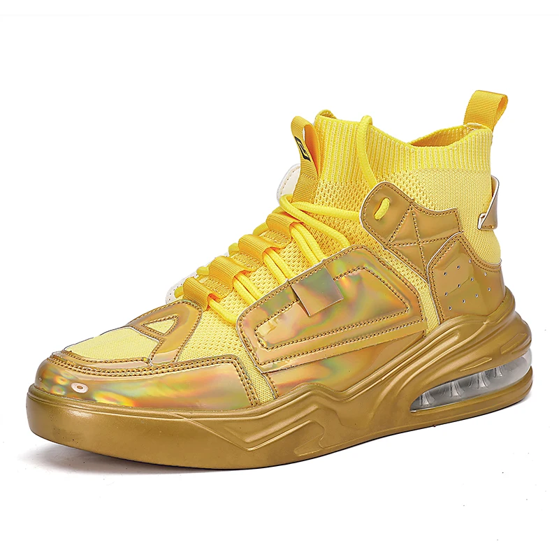 
 Зимняя Новая Мужская Супер Вельветовая ткань с высокой боковой воздушной подушкой большого размера мужская повседневная обувь на толстой подошве  