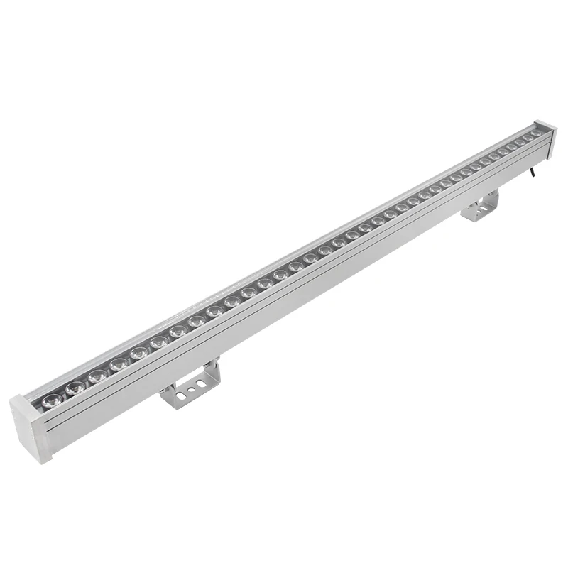 DMX512 Control RGB3in1 LED Linear Facade Wall Washer Light For Commercial Building And Landscape