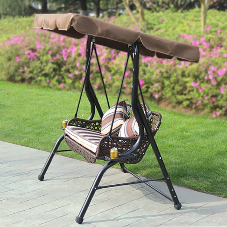 Hot sale Leisure Outdoor Garden  Hanging Swing Chair Canopy