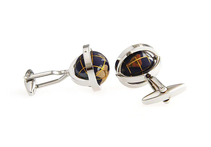 Special shape cufflinks custom made sterling silver tie clip cufflink set