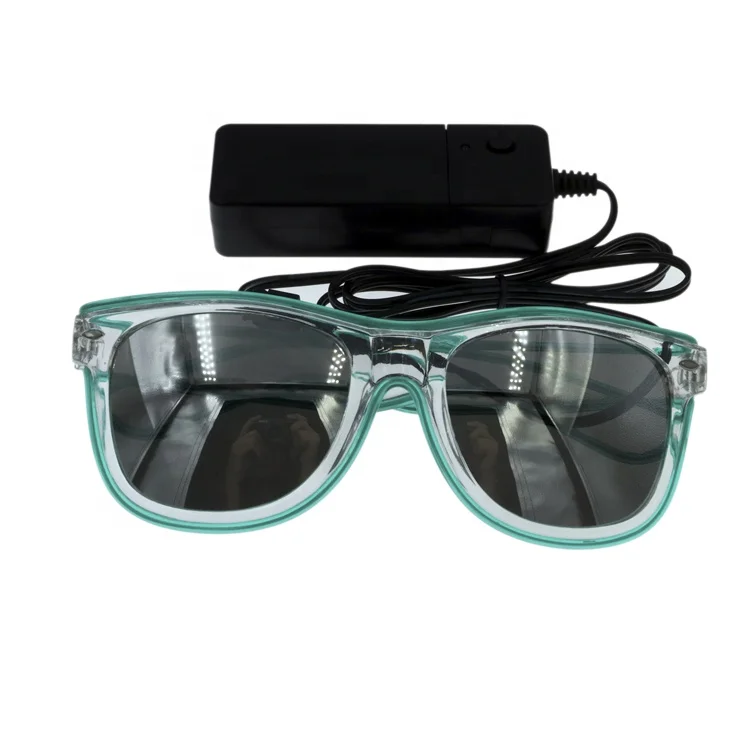 Novelty Gift Flashing Glasses EL Wire LED Glasses Glowing Party Supplies Lighting