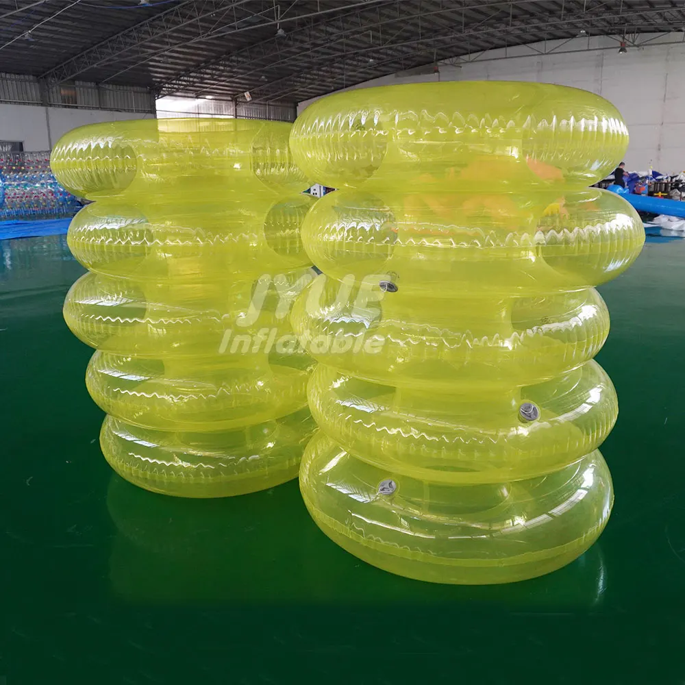 White Glowing Tube Floater Wave Pool LED Twinkle Light LED Water Park Tube For Fribergrass Water Slide or Floating Lazy River