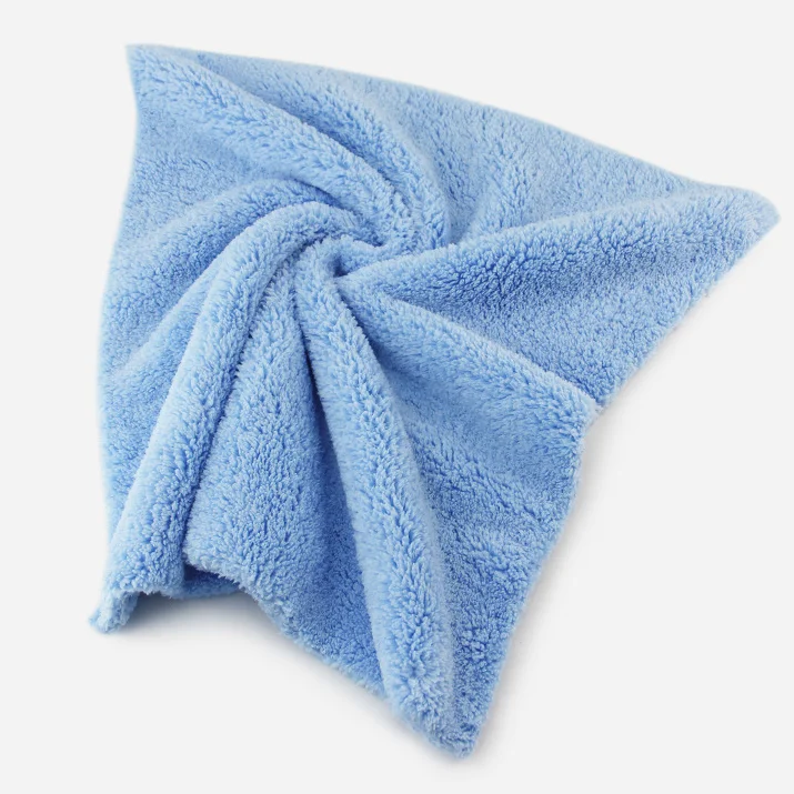 Edgeless Microfiber Towel Lint Free 500Gsm Plush Microfiber Edgeless Coral Fleece Towel
