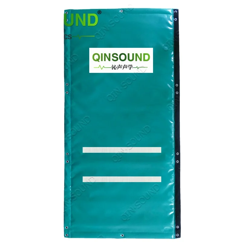 Зеленый шумовой барьер прикрепляется к сетке временное ограждение забор звуковой для строительного инструмента ударный сваевой привод