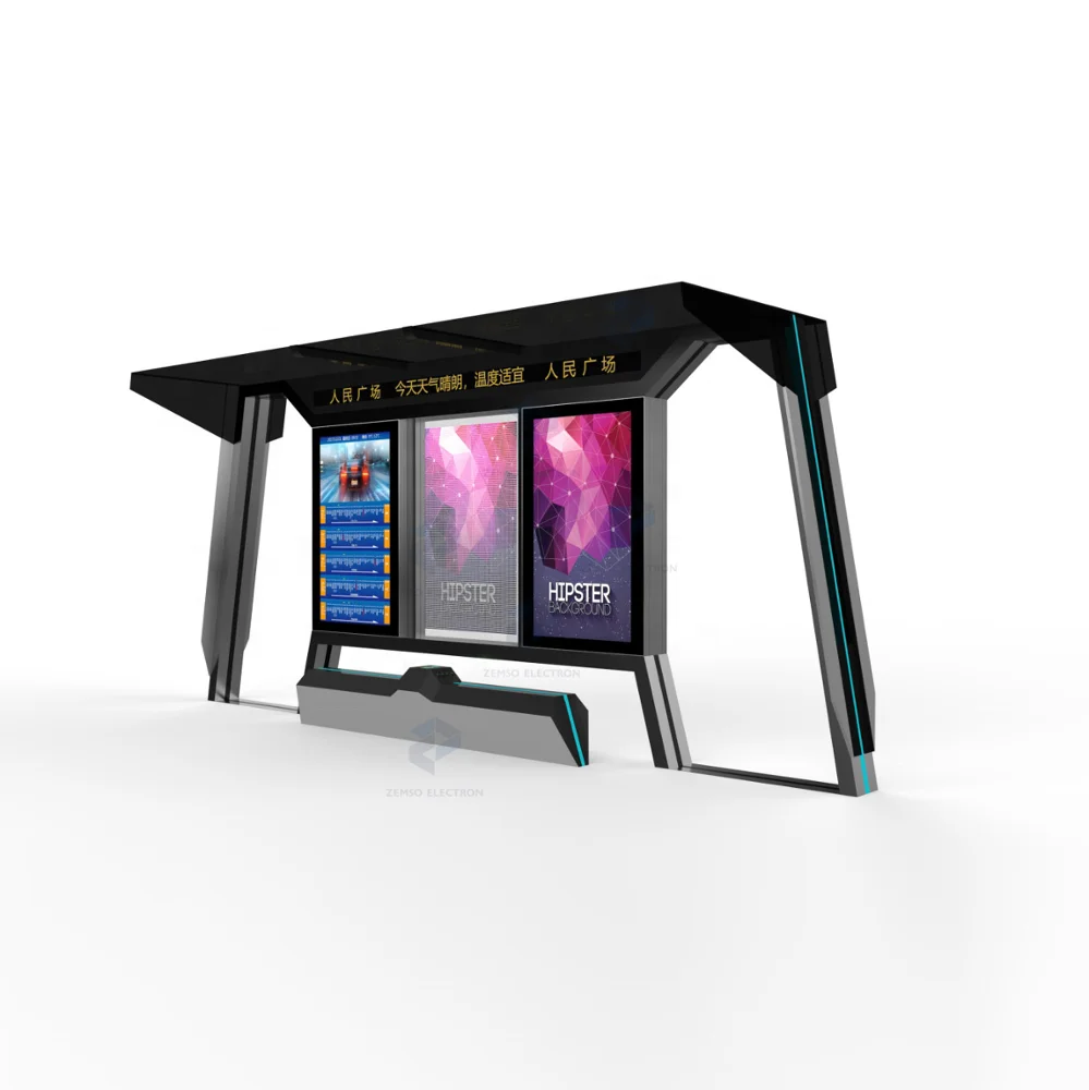 High quality customize furniture urban bus stop,intelligent bus shelter,bus station
