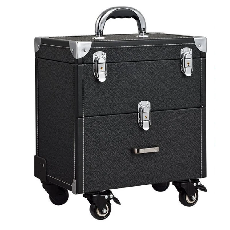 Nail Polish Carry Case Manicure Bag With Compartments Nail Technician Training Case