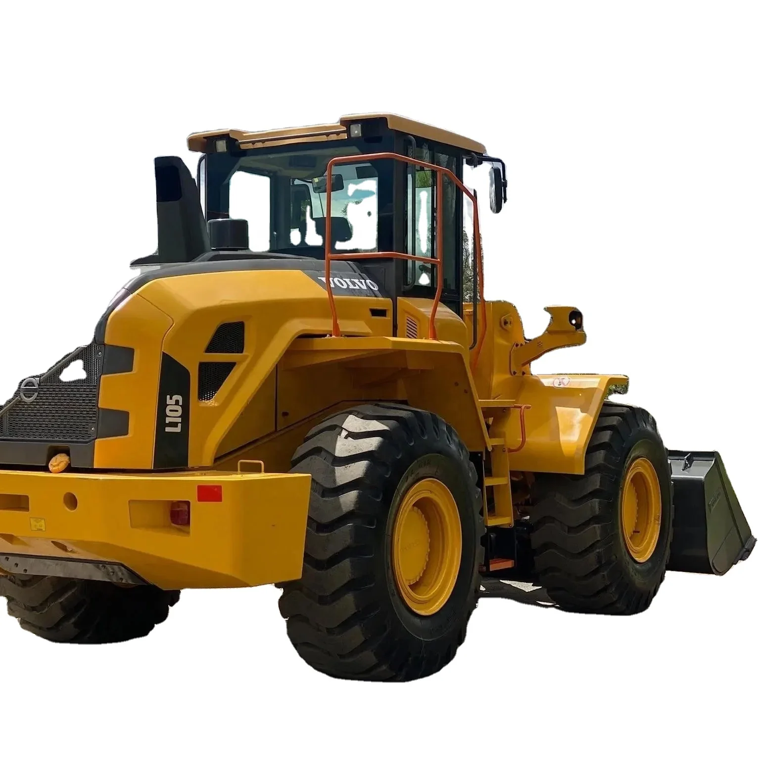 Оригинальное состояние 5-тонный подержанный колесный погрузчик Volvo L105 L70E L120 L180 L220 фронтальный грузовики 3cbm ковш