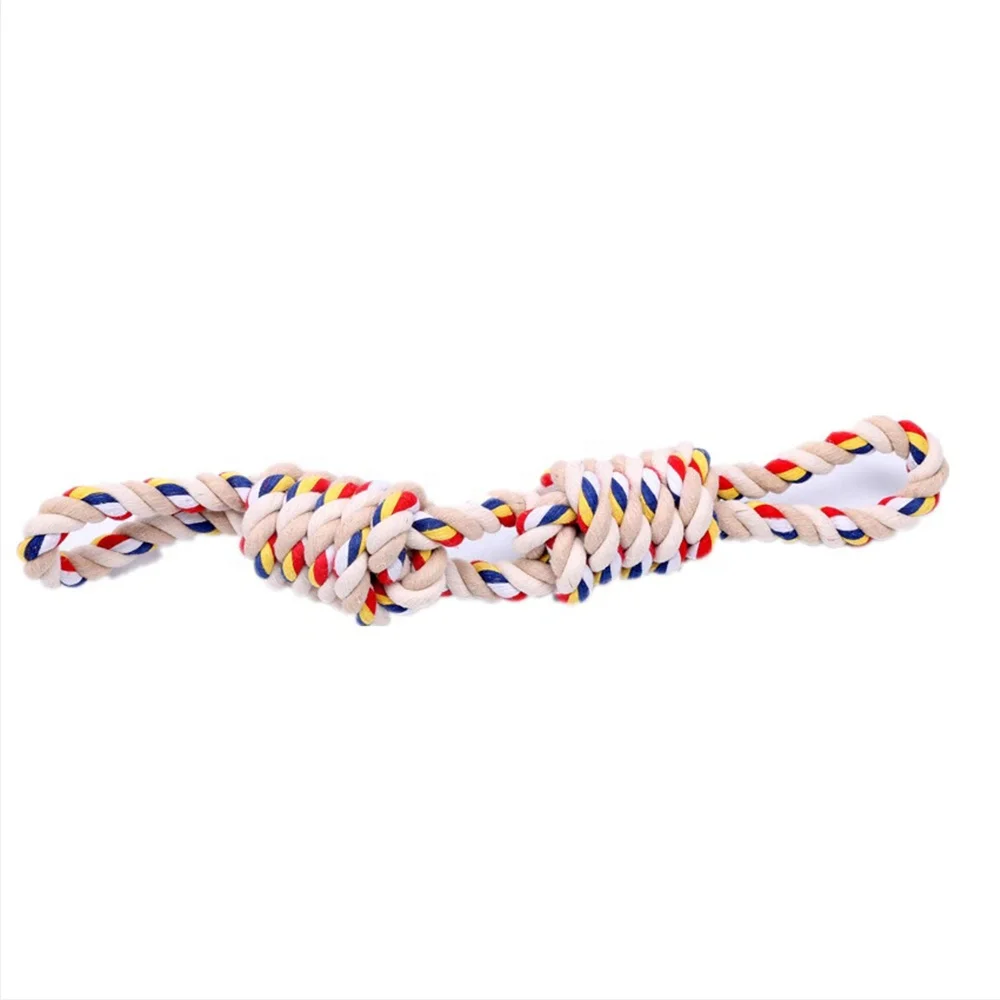 Durable dog chew toy pet chew rope cotton rope