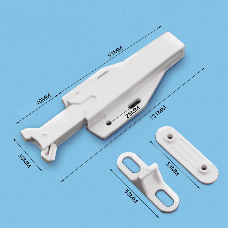 Spring Door Push Open Chassis Cabinet Latches TK 713B Magnetic Catch Touch Plastic OEM Glass Rohs Double Small Freight Material