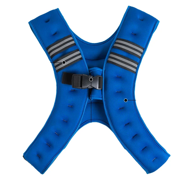 
Whosale High Quality Gym Factory Price Adjustable Fitness Weight Vest Custom Neoprene Workout Equipment Weighted Vest 