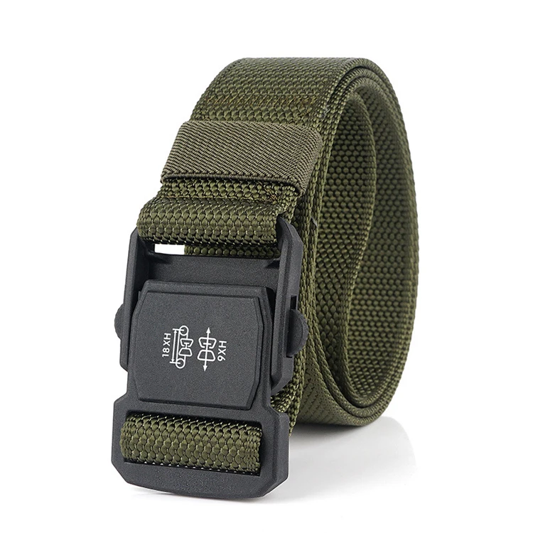 Nylon Combat Belt, Tactical Hiking Hunting  Belt Men