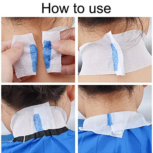 Barber Neck Strips for Haircutting Neck Paper Accessories Supplies Hair Cutting Supplies for Salon
