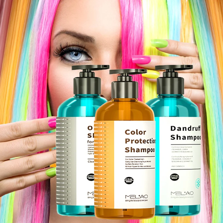 Luxury Customized Color Protect Shampoo Organic Aloe Vera Coconut Prevents Fading Hair Wash Shampoo For Anti-Fade High Shine