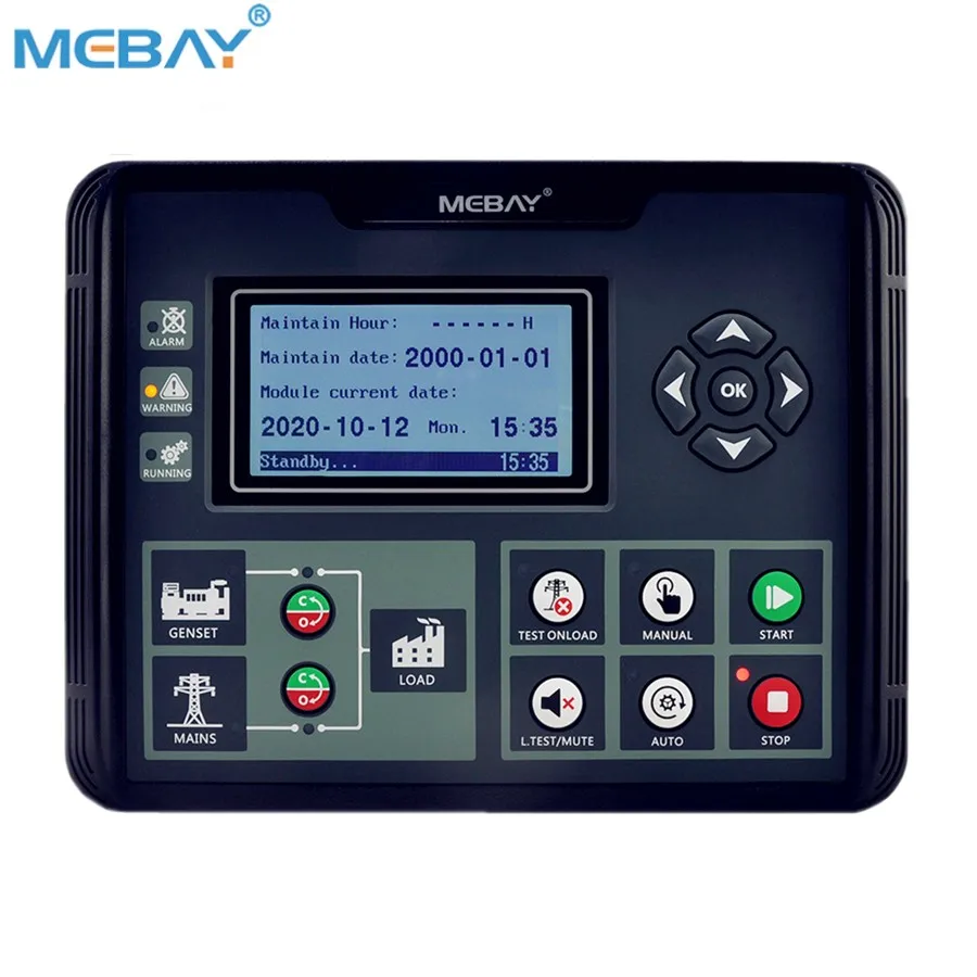 Mebay Генератор контроллер DC52D MK2 монитор USB порт AMF