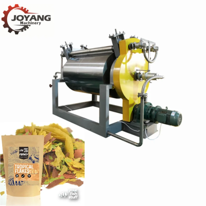 Industrial Animal Feed Flake Fish Food Production Line Ornamental Fish Feed Making Machine