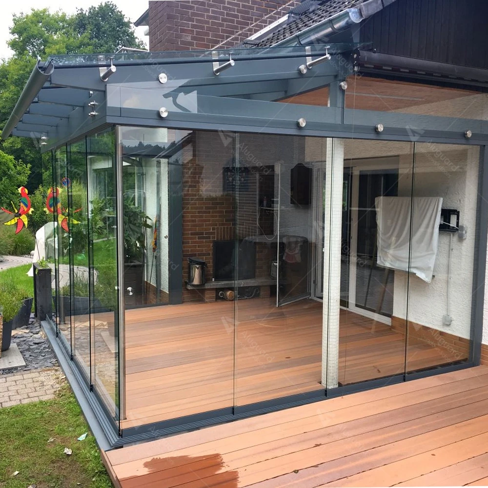 Professional  Glass Sunroom With Retractable Roof For Sale Victorian Sunroom